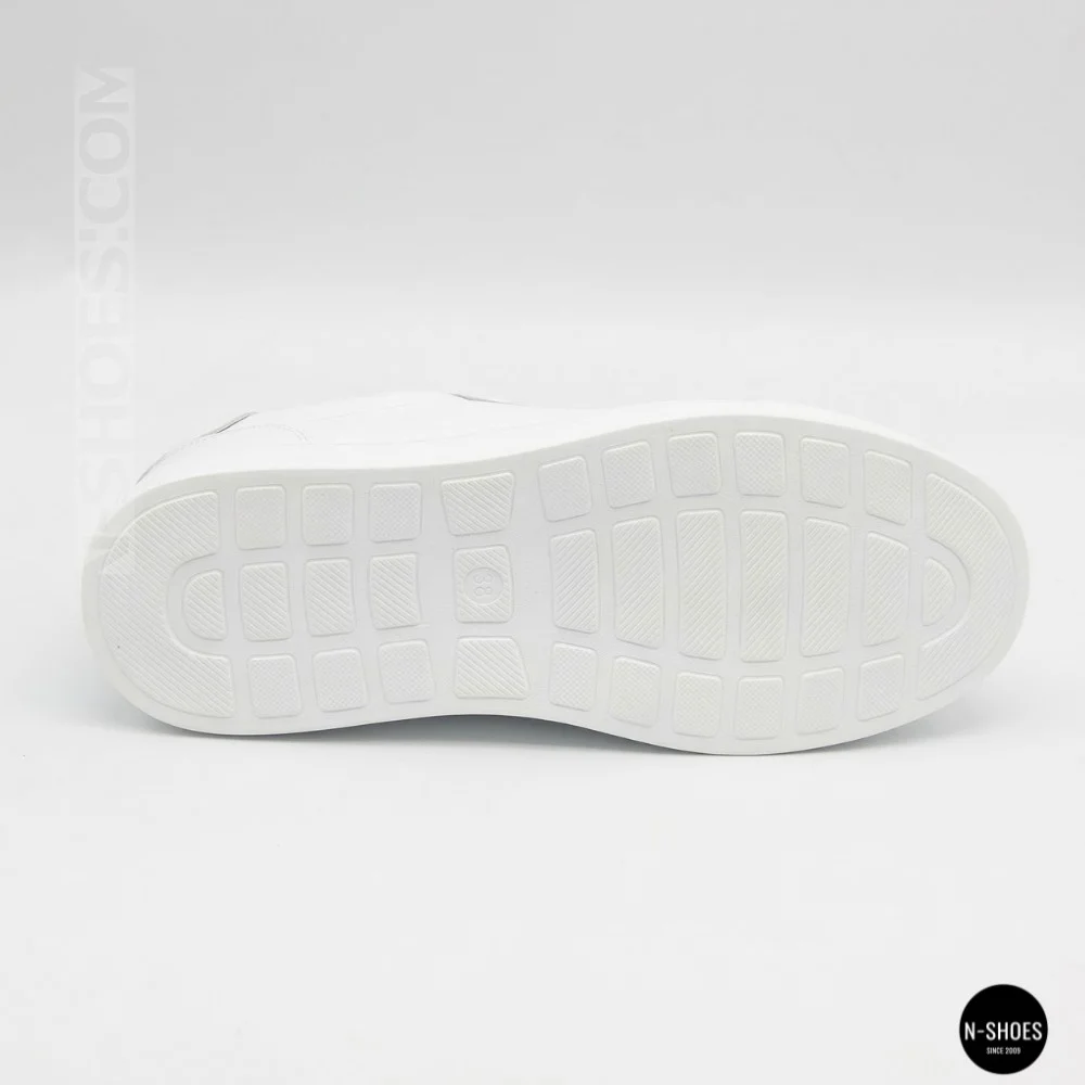 Жіночі білі шкіряні кеди Allsy 210288 208319 Lonza bw1026-2 white 6213 в стилі FitFlop Rally