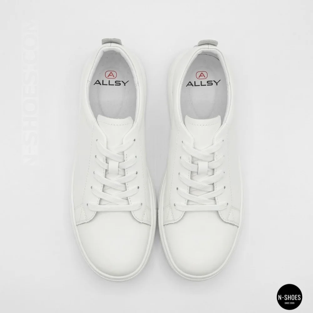 Жіночі білі шкіряні кеди Allsy 210288 208319 Lonza bw1026-2 white 6213 в стилі FitFlop Rally