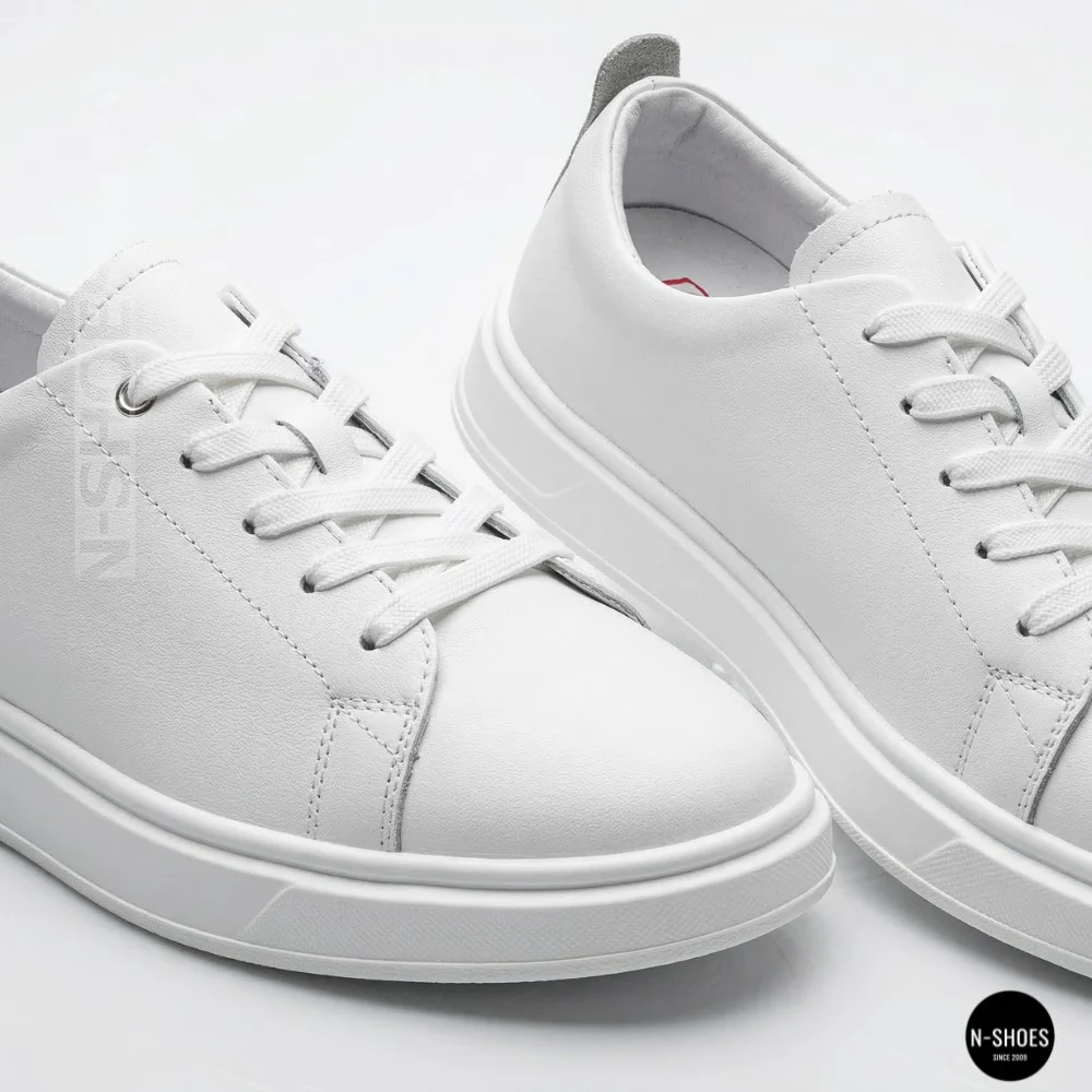 Жіночі білі шкіряні кеди Allsy 210288 208319 Lonza bw1026-2 white 6213 в стилі FitFlop Rally