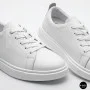 Жіночі білі шкіряні кеди Allsy 210288 208319 Lonza bw1026-2 white 6213 в стилі FitFlop Rally