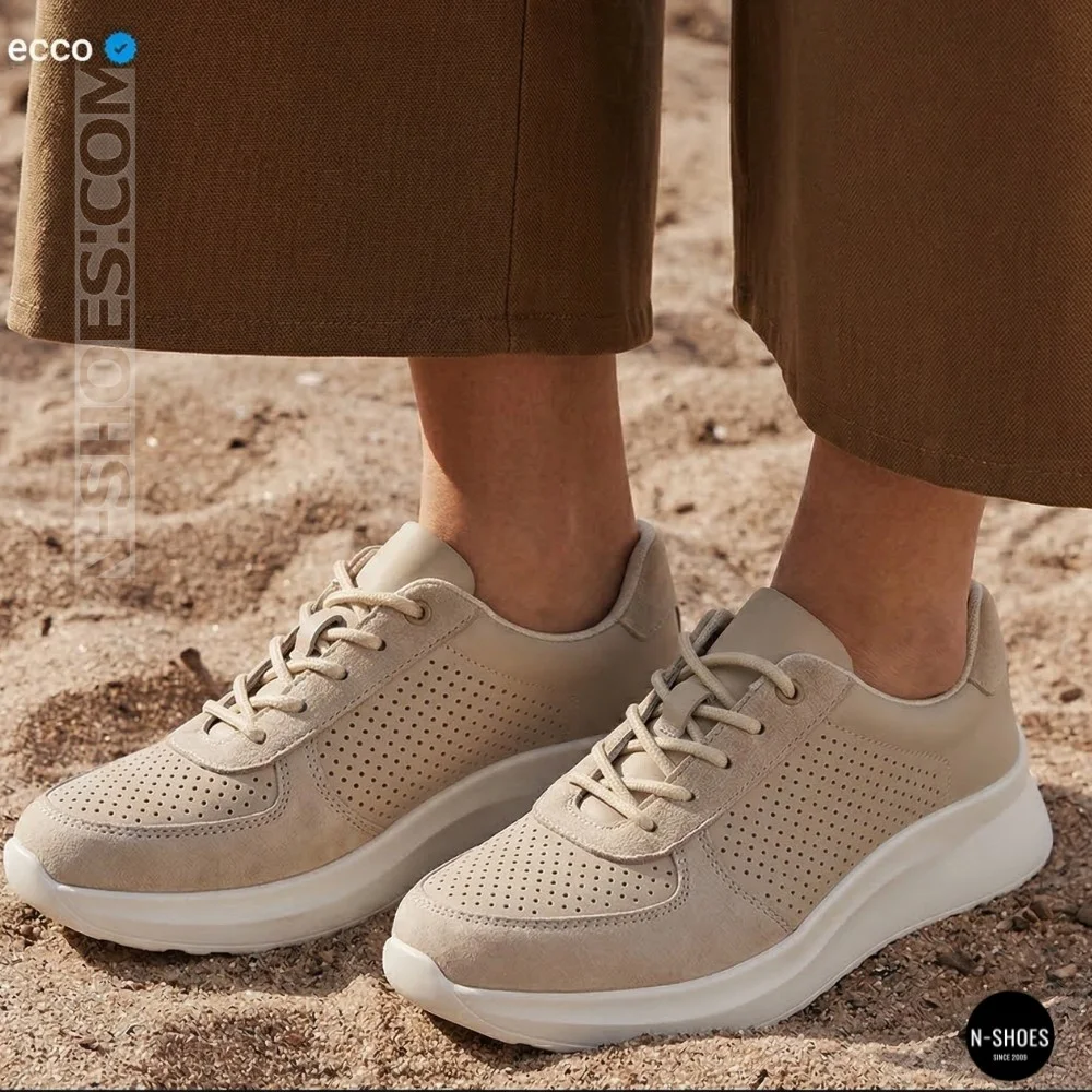 Жіночі бежеві кеди з перфорацією Allsy 207282 Lonza gp2521-2 beige 6214