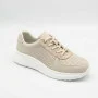 Жіночі бежеві кеди з перфорацією Allsy 207282 Lonza gp2521-2 beige 6214