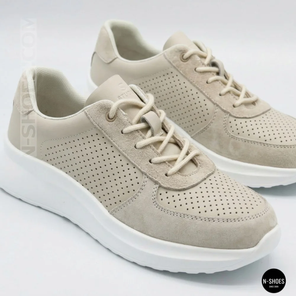 Жіночі бежеві кеди з перфорацією Allsy 207282 Lonza gp2521-2 beige 6214