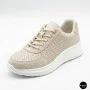 Жіночі бежеві кеди з перфорацією Allsy 207282 Lonza gp2521-2 beige 6214