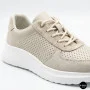 Жіночі бежеві кеди з перфорацією Allsy 207282 Lonza gp2521-2 beige 6214
