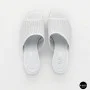 Women's White Perforated Heeled Sabots Ilona 76-453 6218