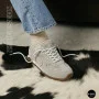 Women's Grey Suede Allsy та Lonza Sneakers in New Balance Style