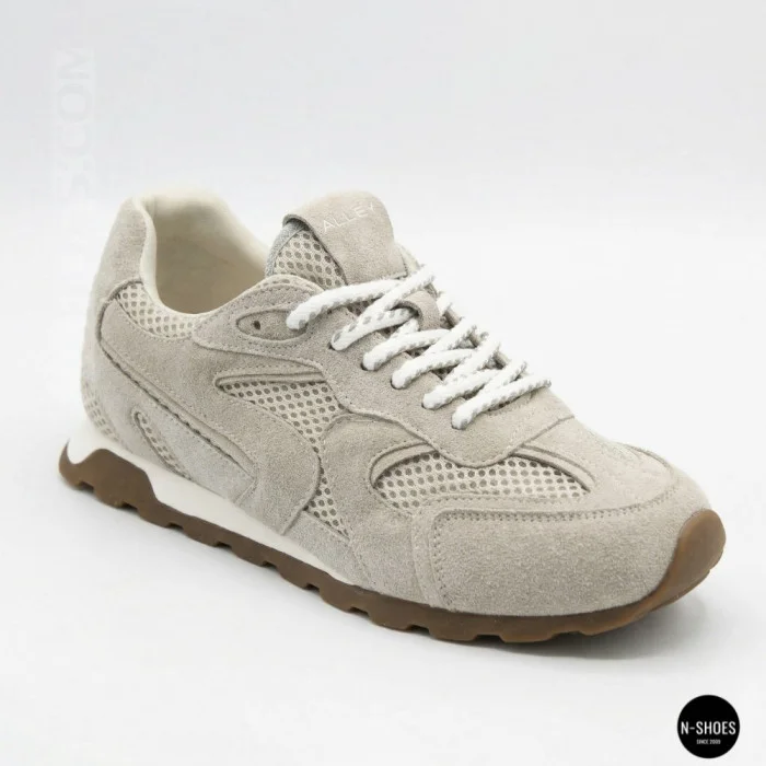 Women's Grey Suede Allsy та Lonza Sneakers in New Balance Style