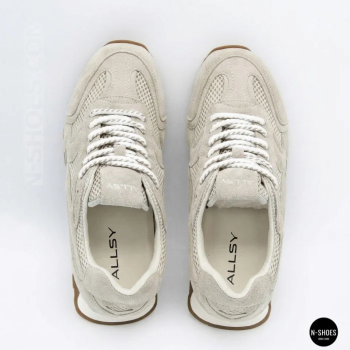 Women's Grey Suede Allsy та Lonza Sneakers in New Balance Style
