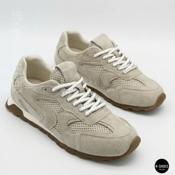 Women's Grey Suede Allsy та Lonza Sneakers in New Balance Style
