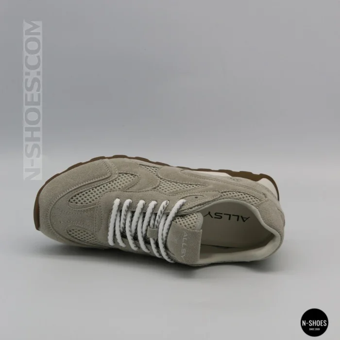 Women's Grey Suede Allsy та Lonza Sneakers in New Balance Style