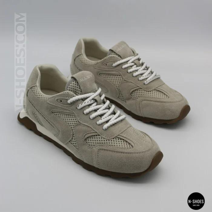 Women's Grey Suede Allsy та Lonza Sneakers in New Balance Style