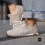 Women's Grey Suede Allsy та Lonza Sneakers in New Balance Style