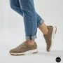 Женские бежевые кроссовки с перфорацией Allsy 208179 5790-10 Lonza 212458 camel 6225