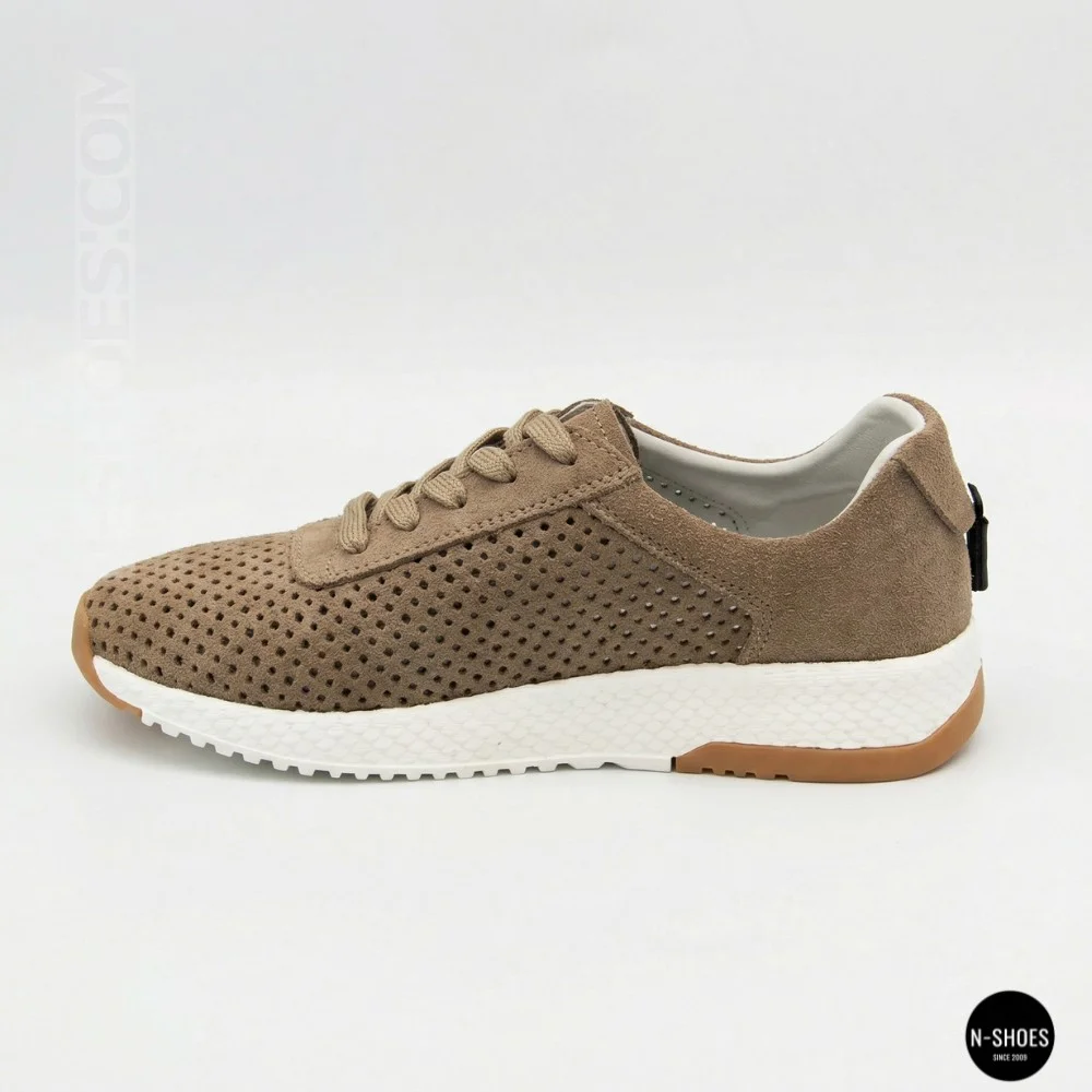 Женские бежевые кроссовки с перфорацией Allsy 208179 5790-10 Lonza 212458 camel 6225