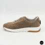 Женские бежевые кроссовки с перфорацией Allsy 208179 5790-10 Lonza 212458 camel 6225