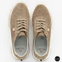 Женские бежевые кроссовки с перфорацией Allsy 208179 5790-10 Lonza 212458 camel 6225
