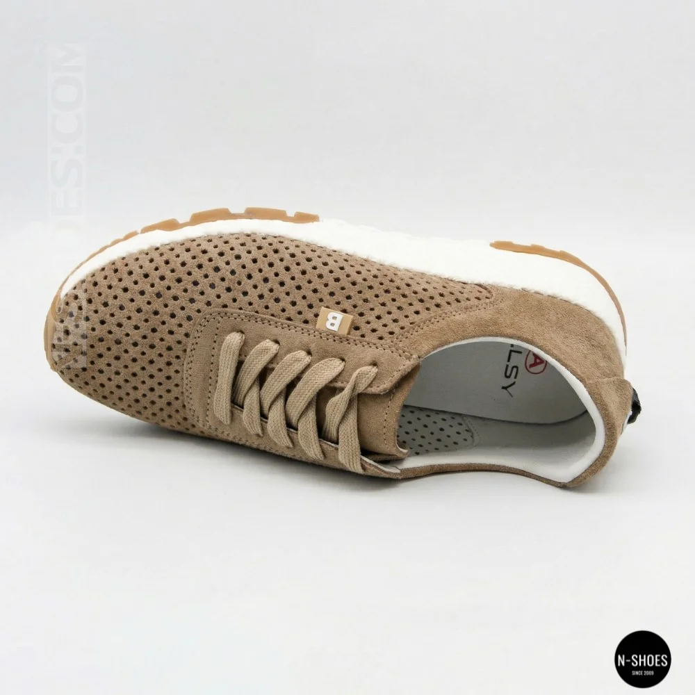 Женские бежевые кроссовки с перфорацией Allsy 208179 5790-10 Lonza 212458 camel 6225