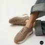 Женские бежевые кроссовки с перфорацией Allsy 208179 5790-10 Lonza 212458 camel 6225