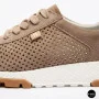 Женские бежевые кроссовки с перфорацией Allsy 208179 5790-10 Lonza 212458 camel 6225