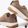 Женские бежевые кроссовки с перфорацией Allsy 208179 5790-10 Lonza 212458 camel 6225