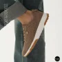 Женские бежевые кроссовки с перфорацией Allsy 208179 5790-10 Lonza 212458 camel 6225