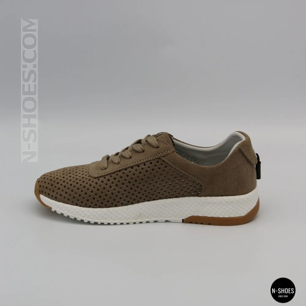 Женские бежевые кроссовки с перфорацией Allsy 208179 5790-10 Lonza 212458 camel 6225