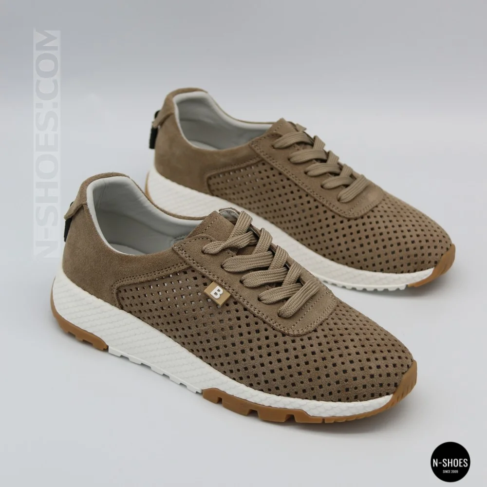 Женские бежевые кроссовки с перфорацией Allsy 208179 5790-10 Lonza 212458 camel 6225