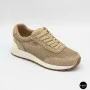 Жіночі бежеві кросівки з перфорацією Allsy 207926 723-3766-3 beige 6226 в стилі Brunello Cucinelli