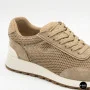 Жіночі бежеві кросівки з перфорацією Allsy 207926 723-3766-3 beige 6226 в стилі Brunello Cucinelli