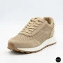Жіночі бежеві кросівки з перфорацією Allsy 207926 723-3766-3 beige 6226 в стилі Brunello Cucinelli