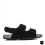 Жіночі замшеві босоніжки Allsy 207290 Lonza NY 207291 Floral Black 6229 на липучках