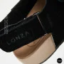 Жіночі замшеві босоніжки Allsy 207290 Lonza NY 207291 Floral Black 6229 на липучках