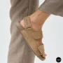 Бежеві замшеві босоніжки Allsy 207288 Lonza NY 207289 Floral Beige 6230 - ваш літній комфорт
