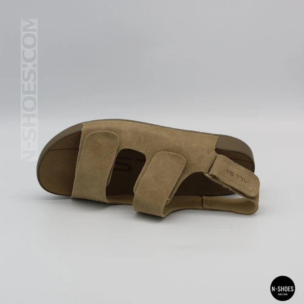 Бежеві замшеві босоніжки Allsy 207288 Lonza NY 207289 Floral Beige 6230 - ваш літній комфорт