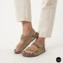 Бежеві замшеві босоніжки Allsy 207288 Lonza NY 207289 Floral Beige 6230 - ваш літній комфорт
