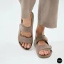 Бежеві замшеві босоніжки Allsy 207288 Lonza NY 207289 Floral Beige 6230 - ваш літній комфорт