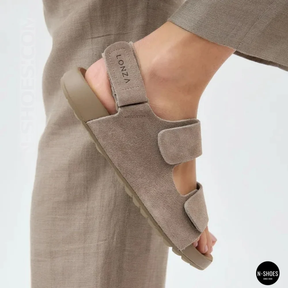 Бежеві замшеві босоніжки Allsy 207288 Lonza NY 207289 Floral Beige 6230 - ваш літній комфорт
