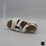 Білі жіночі босоніжки з натуральної шкіри Allsy 2100678 8004-1 white 6236