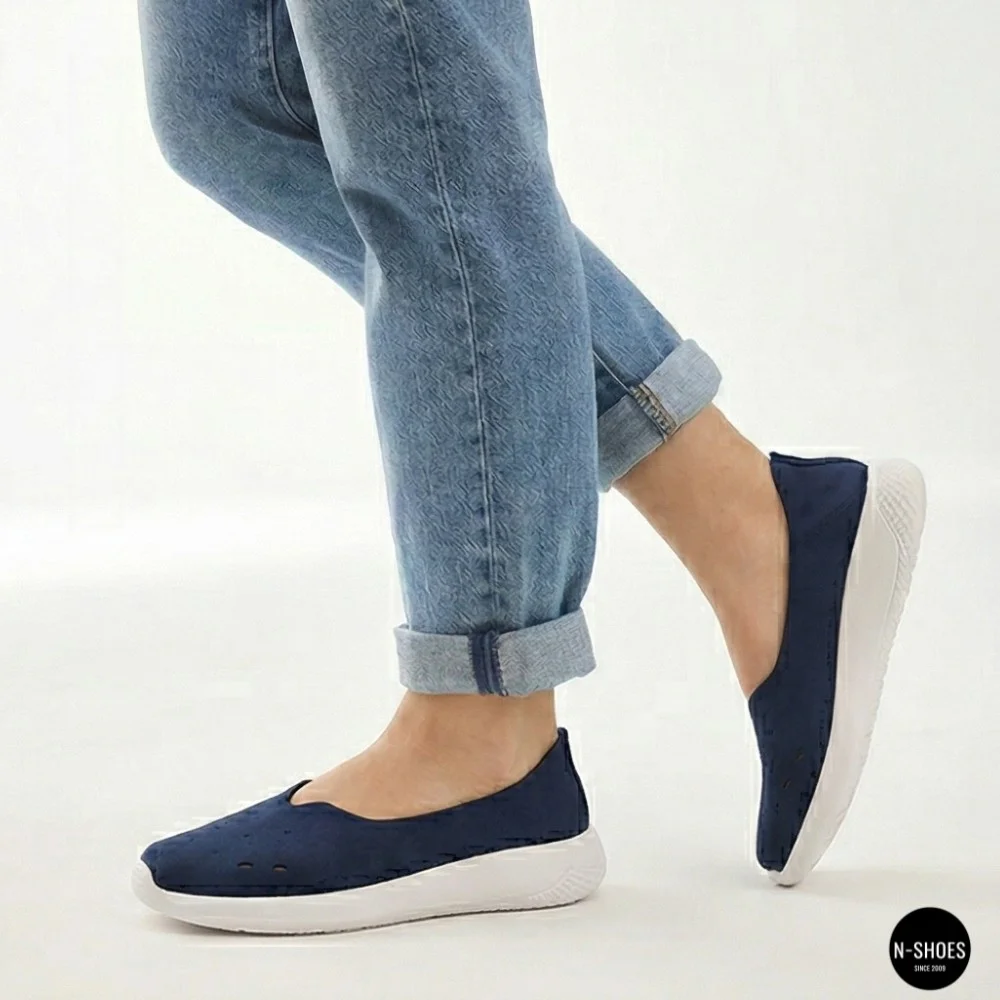 Blue Women's Slip-Ons Grunberg 157219-01-04 Navy 6237 for Comfort
