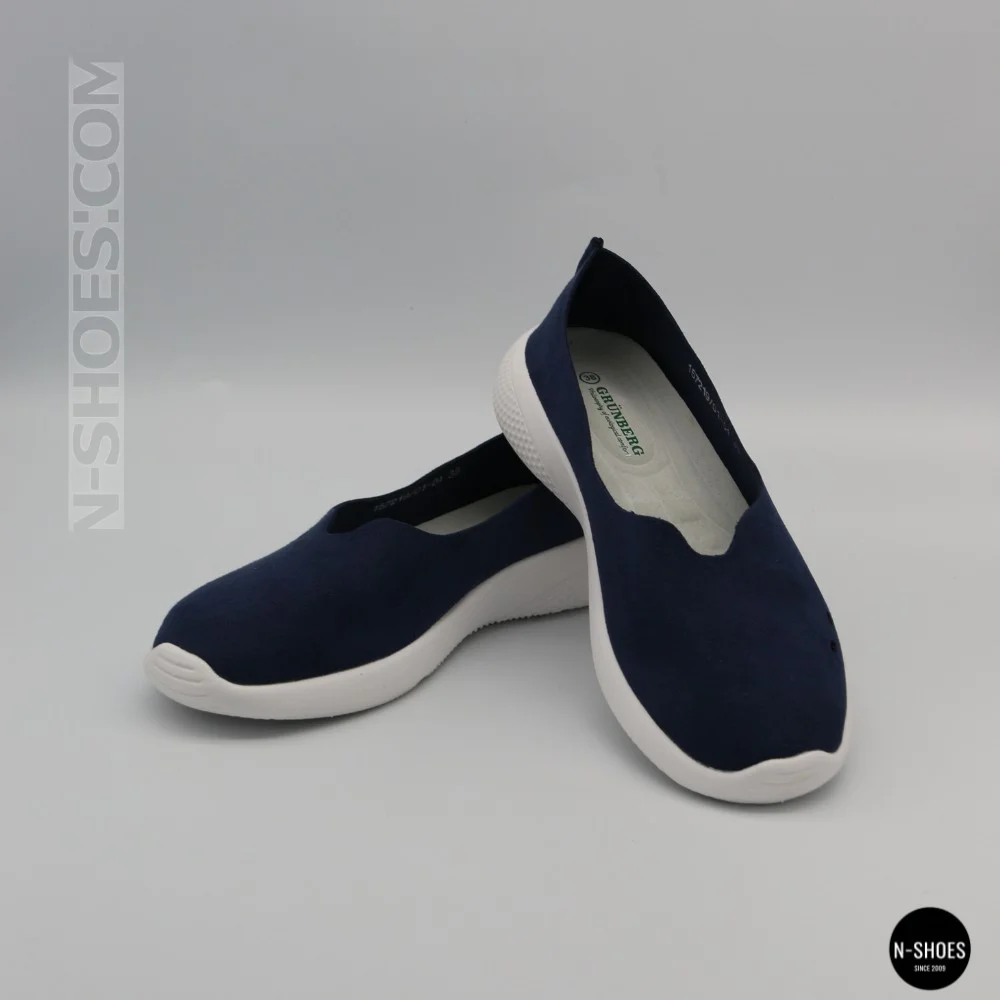 Blue Women's Slip-Ons Grunberg 157219-01-04 Navy 6237 for Comfort