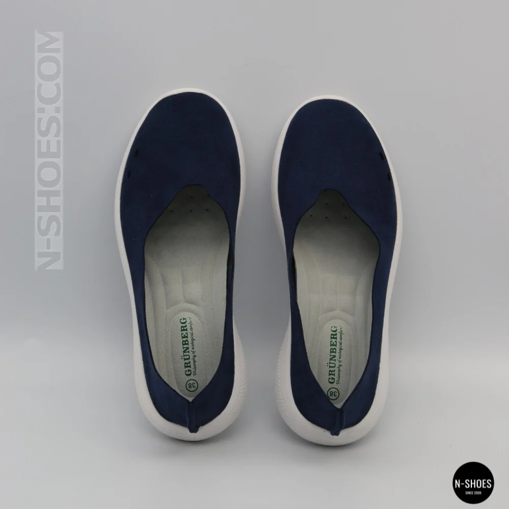 Blue Women's Slip-Ons Grunberg 157219-01-04 Navy 6237 for Comfort