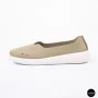 Comfortable Women's Slip-Ons Grunberg 157219-01-03 Beige 6238