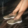 Comfortable Women's Slip-Ons Grunberg 157558-10-03 Beige