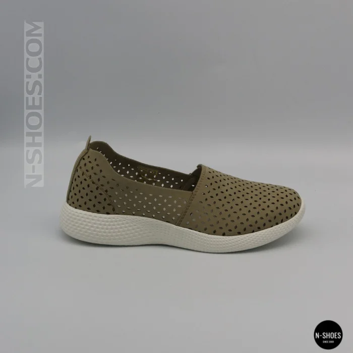 Комфортные женские слипоны Grunberg 157558/10-03 6240 бежевые
