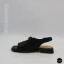 Чорні шкіряні босоніжки ALLSY 211039 Lonza 212442 Ramsi Black 6247