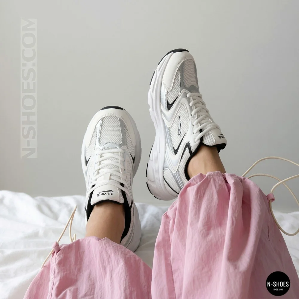 Stylish White Women's Sneakers Sprandi CEOWB-WP40-23404Z