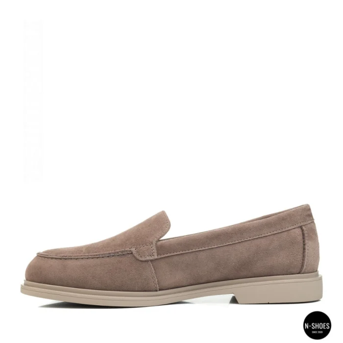 Жіночі бежеві замшеві лофери Anna Lucci 207778 DXL1157-9E BEIGE Lonza 207779 6256 в стилі Loro