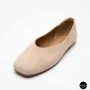 Жіночі бежеві балетки з натуральної замші Allsy 209237 Lonza 212419 Mavis Beige 6257