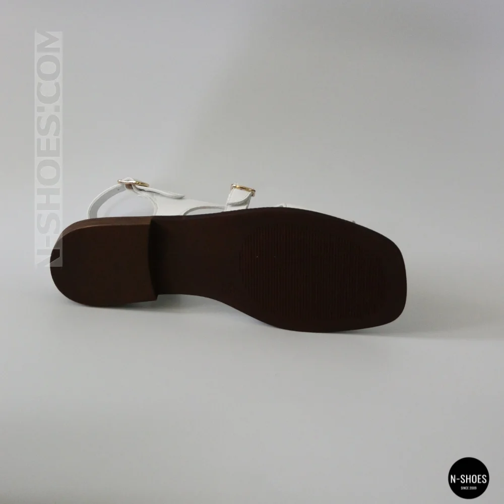 Кожаные женские босоножки Lonza New York 213954 24052 White 6271